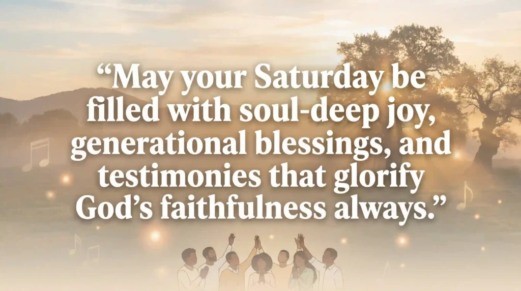 african american saturday blessings image