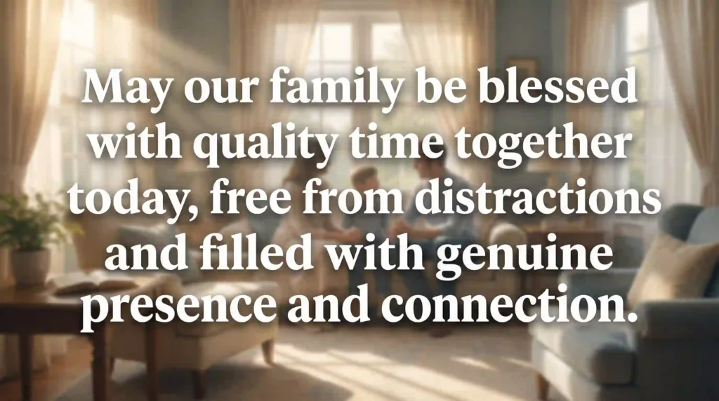 family saturday prayers and blessings image