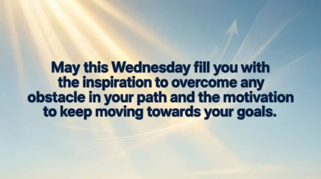 inspirational wednesday blessings image