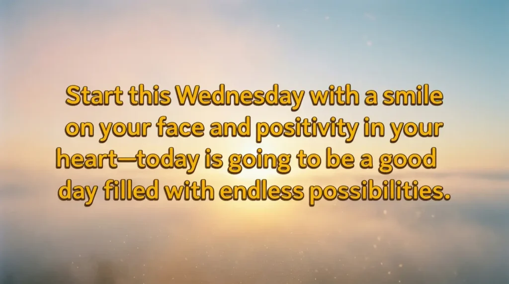 positive good morning wednesday blessings image