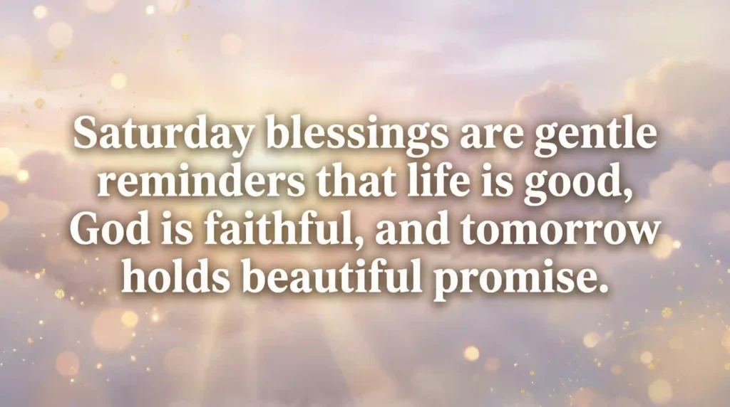 saturday blessings quotes image
