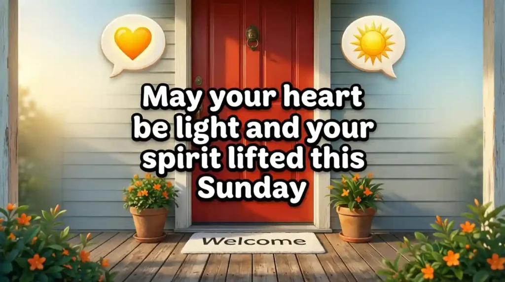 sunday morning greetings and blessings​ image