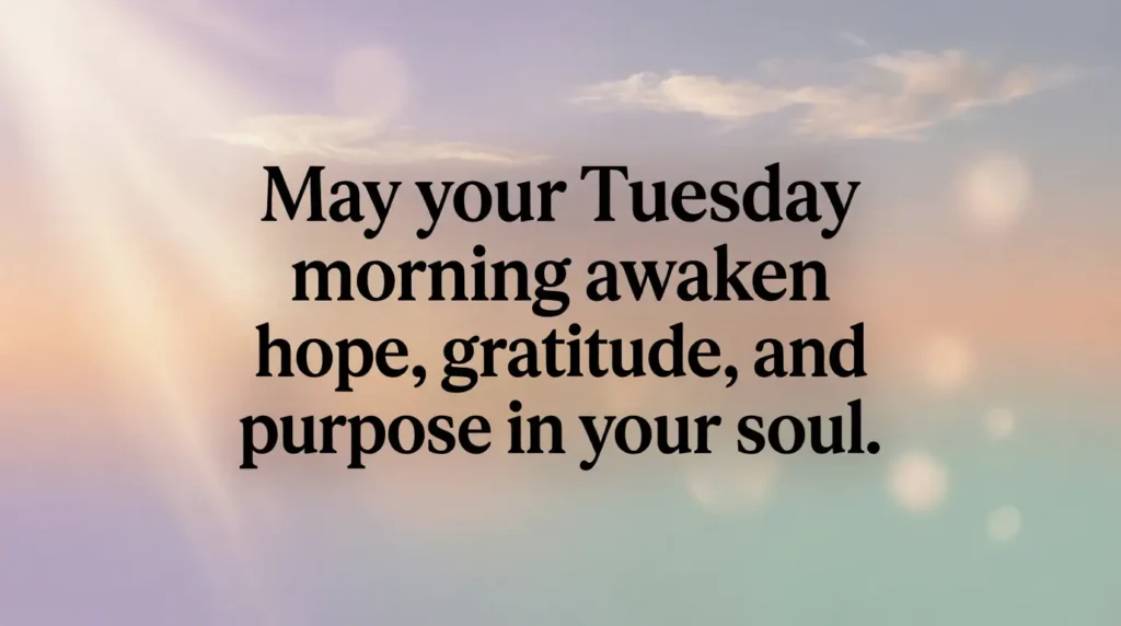 tuesday morning blessings image