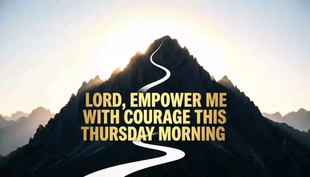 blessing powerful thursday morning prayer image