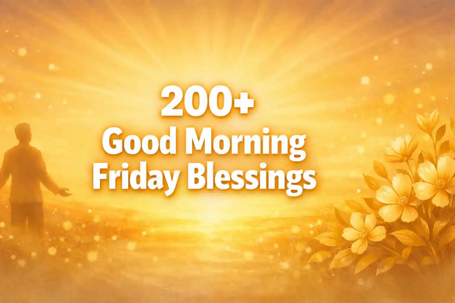 200+ Good Morning Friday Blessings