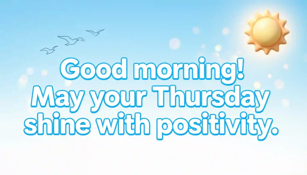 good morning happy thursday blessings image
