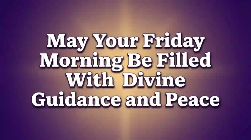 happy friday blessings and prayers image