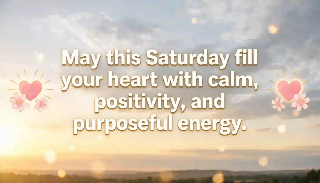 inspirational saturday blessings image