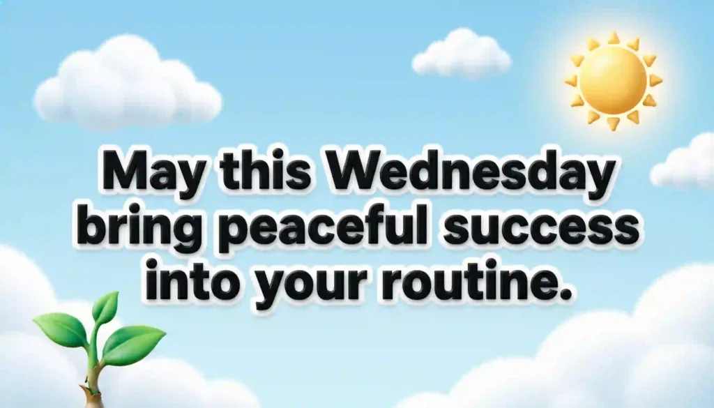 positive good morning wednesday blessings image