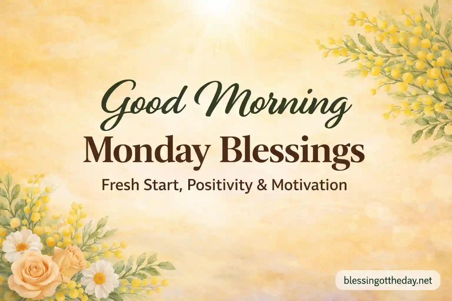 good morning monday blessings image