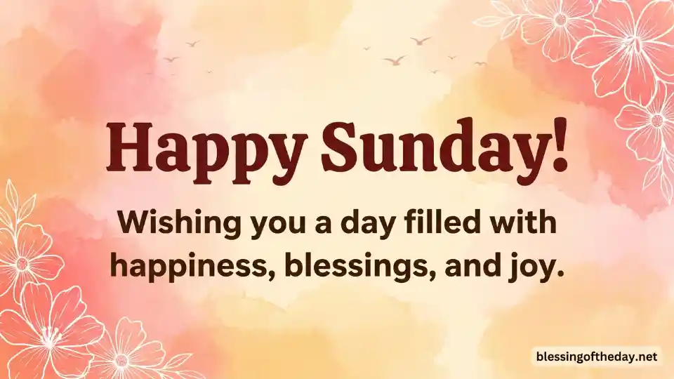 happy sunday blessings images