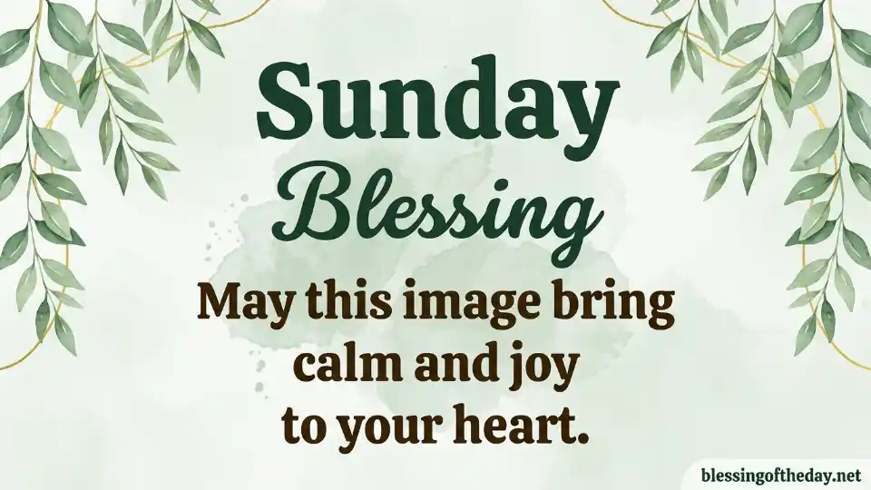sunday blessing images