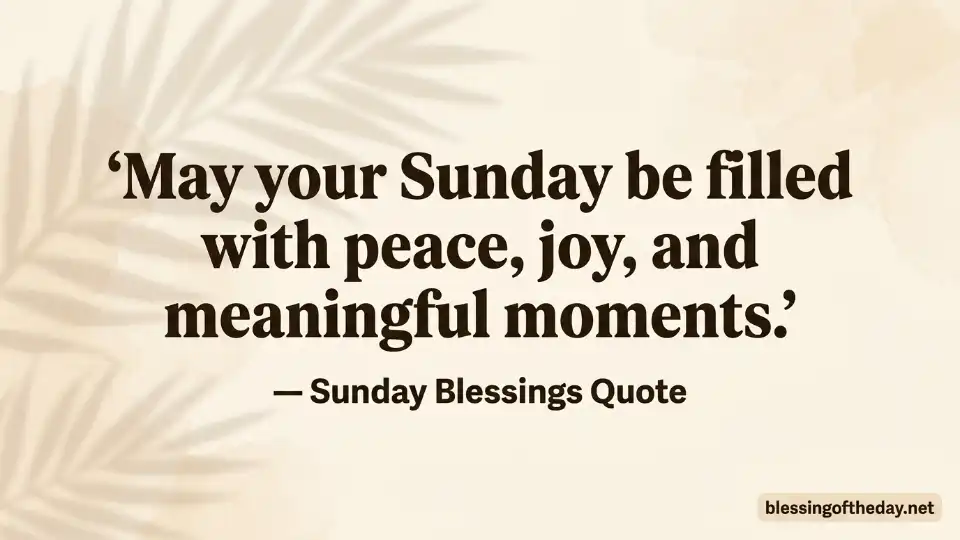 sunday blessings images and quotes image
