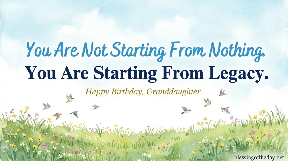 birthday blessings for granddaughter image