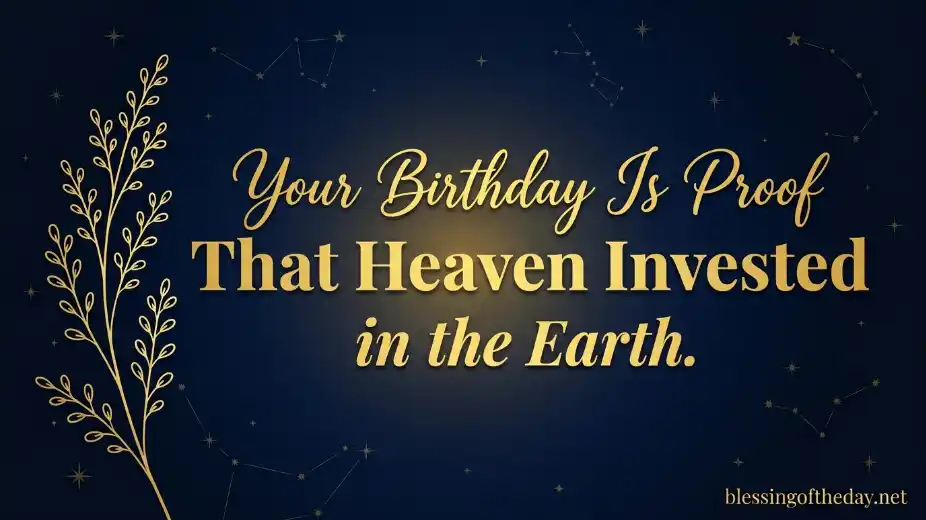 birthday blessings quotes image