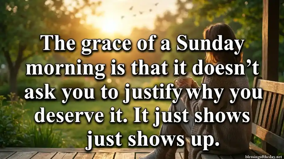blessed sunday morning quotes image