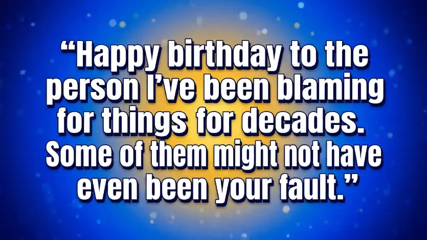 funny happy birthday wishes for brother image