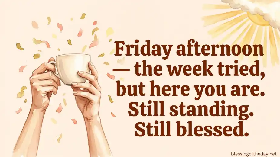 good afternoon friday blessings image