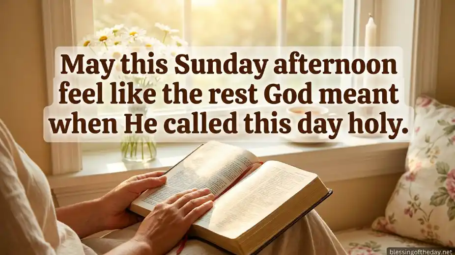 good afternoon sunday blessings image