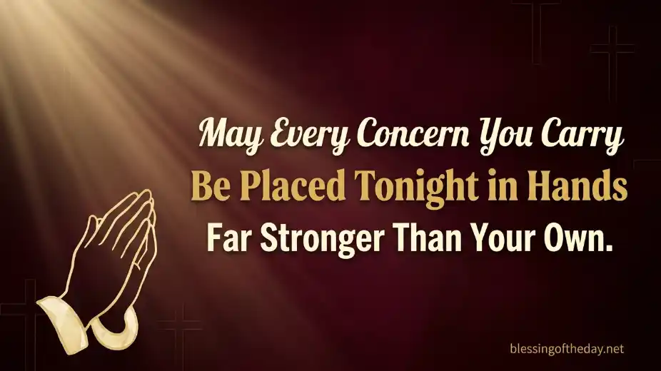 good evening blessings and prayers image