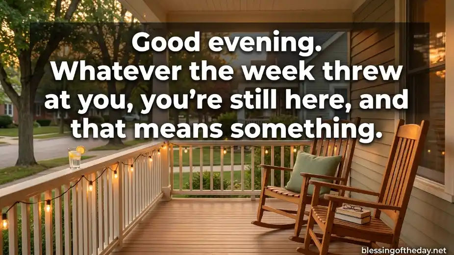 good evening thursday blessings image