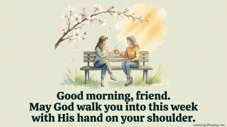 good morning monday blessings for friends image