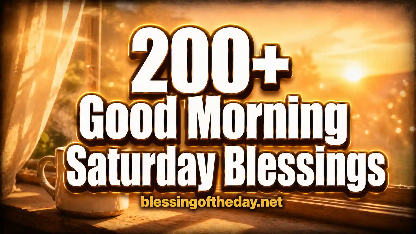 good morning saturday blessings image