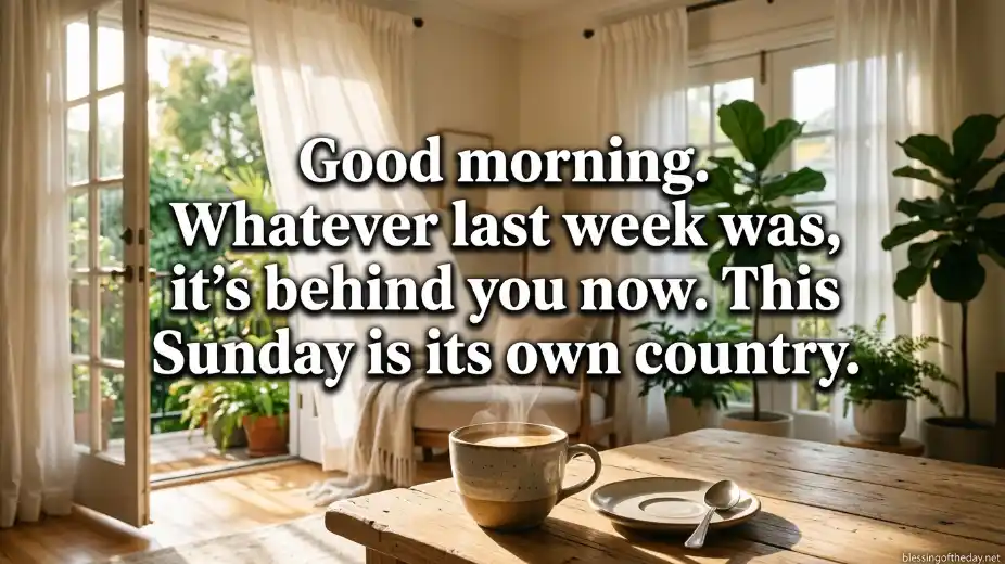 good morning sunday blessing quotes image