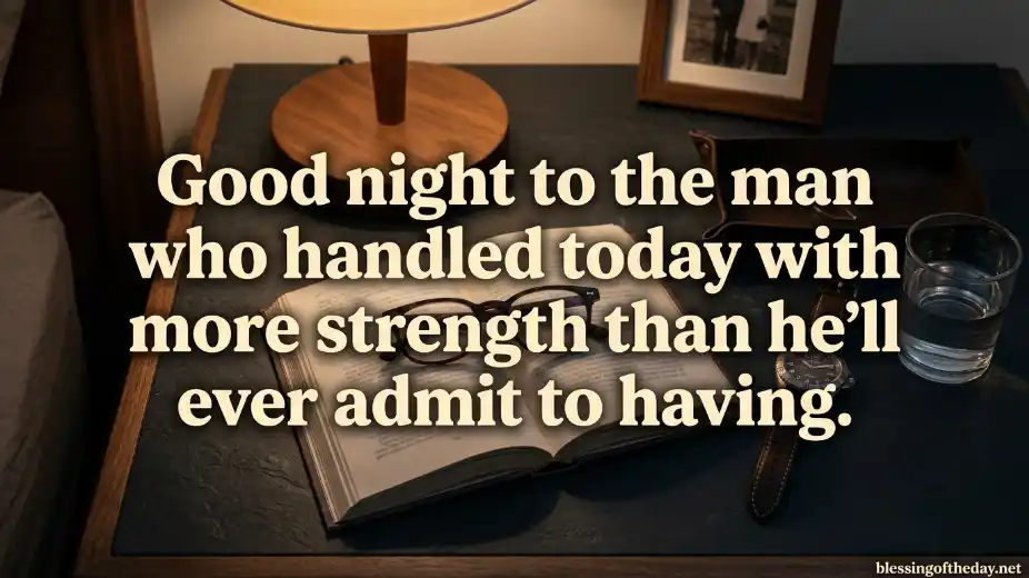 good night blessing for him image