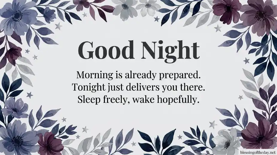 good night blessings images and quotes image