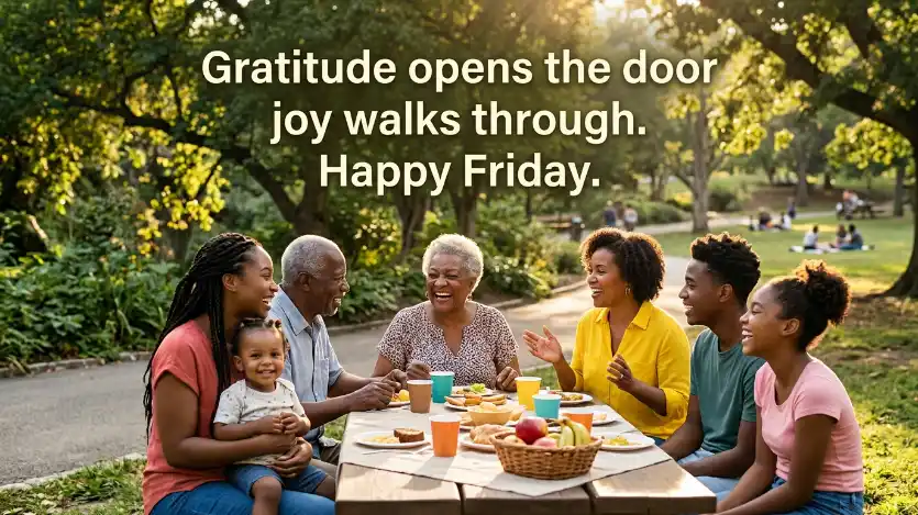 happy friday african American blessings image
