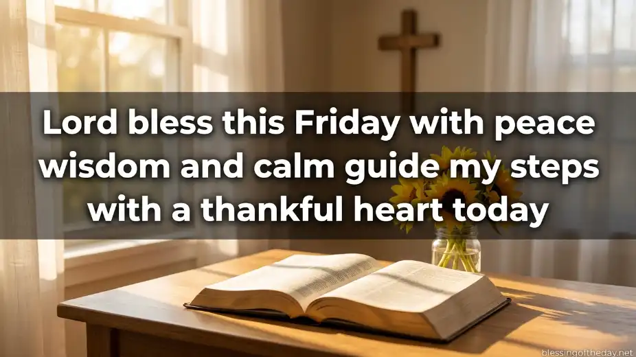 happy friday blessings and prayers image