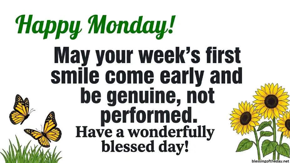 happy monday blessings image