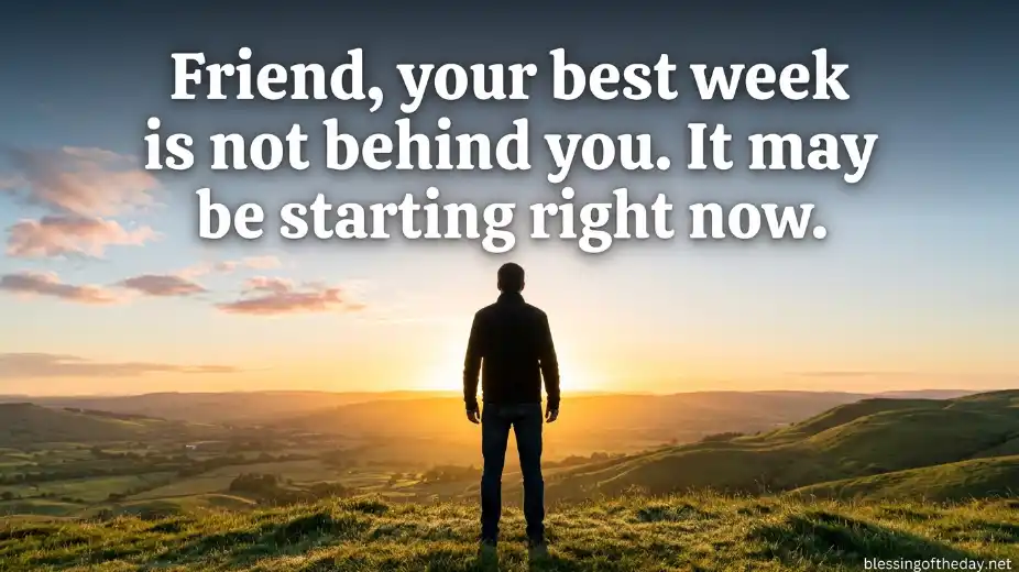 inspirational monday blessings and prayers for friends image