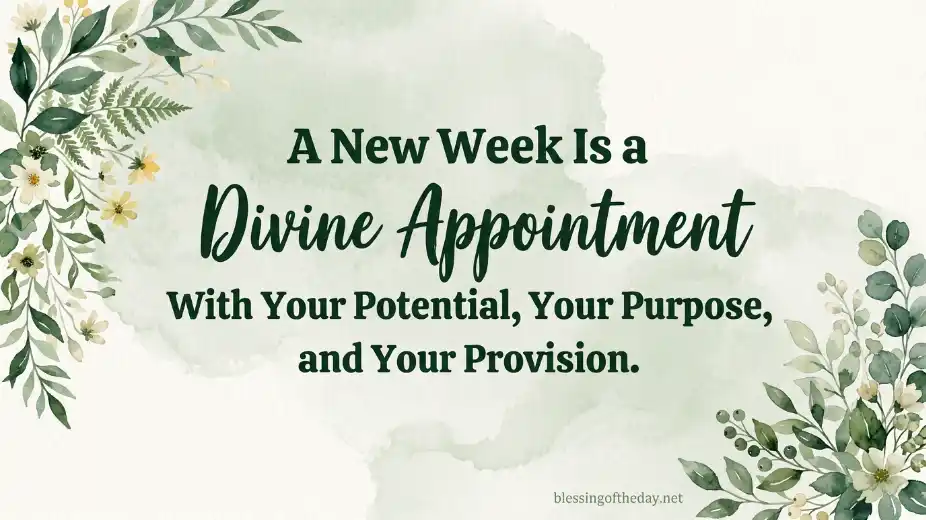 inspirational new week blessings quotes image