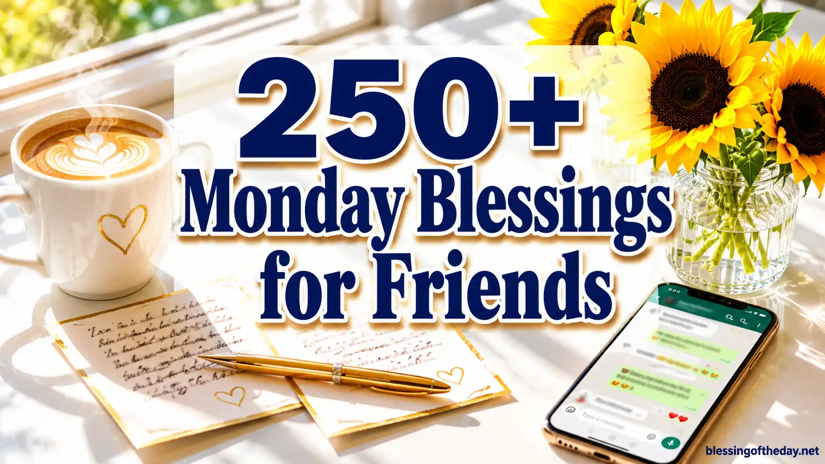 monday blessings for friends image