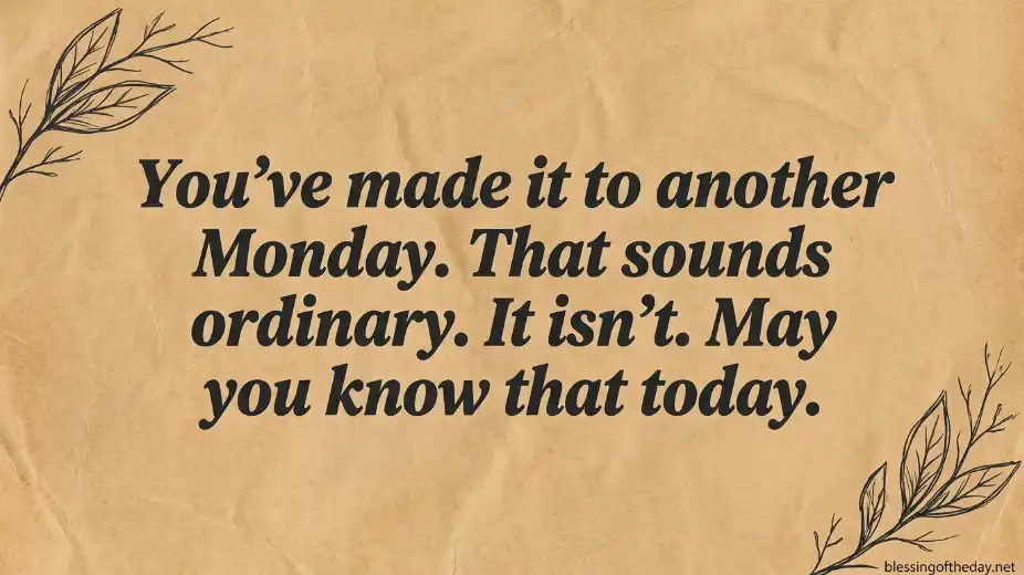 monday blessings images
