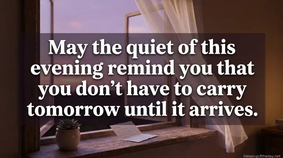 monday evening blessings image