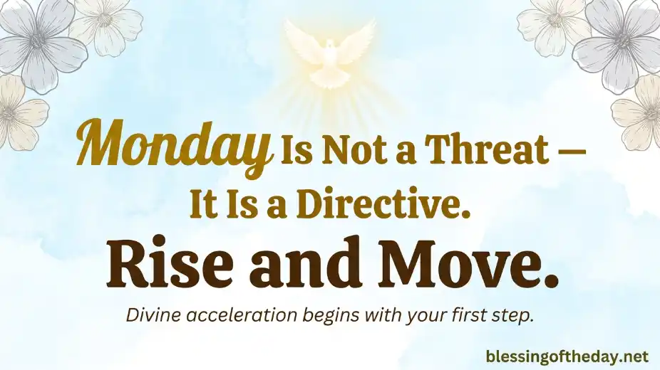 monday new week blessings image