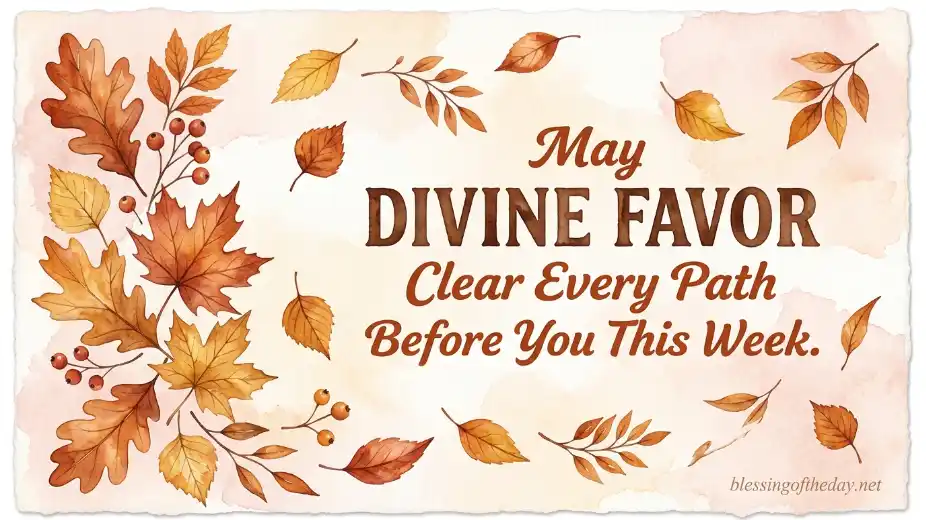 new week blessings image