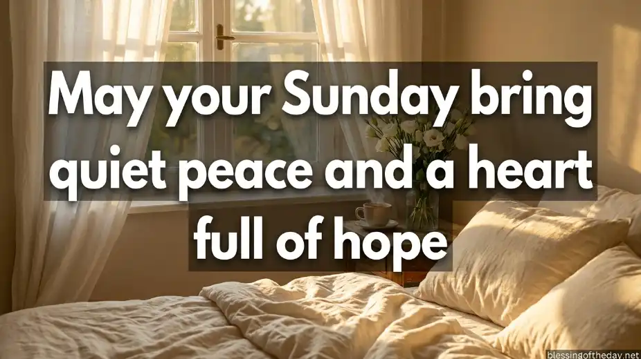 positive sunday blessings image
