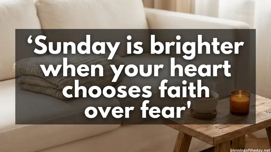 positive sunday blessings quotes image