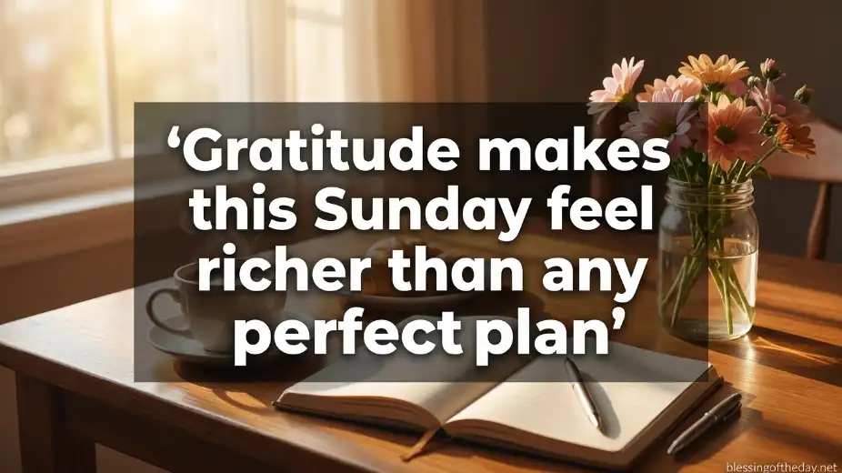 positive thankful sunday blessings image