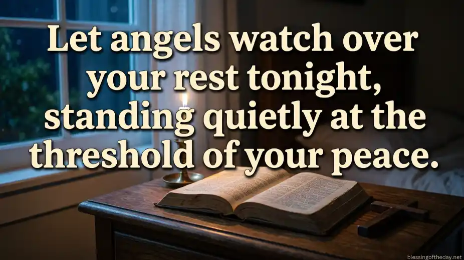 spiritual beautiful good night blessings image