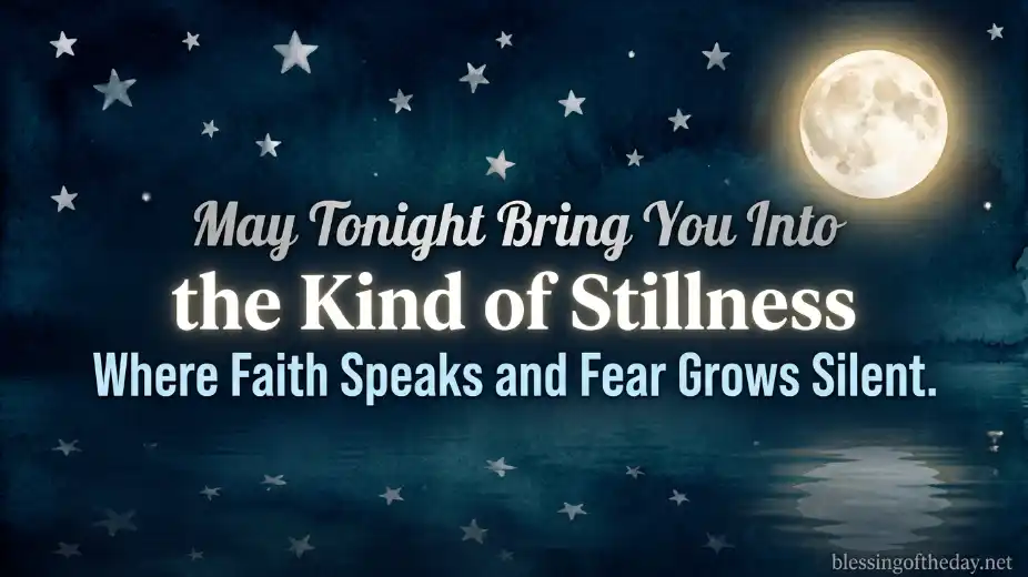 spiritual evening blessings image