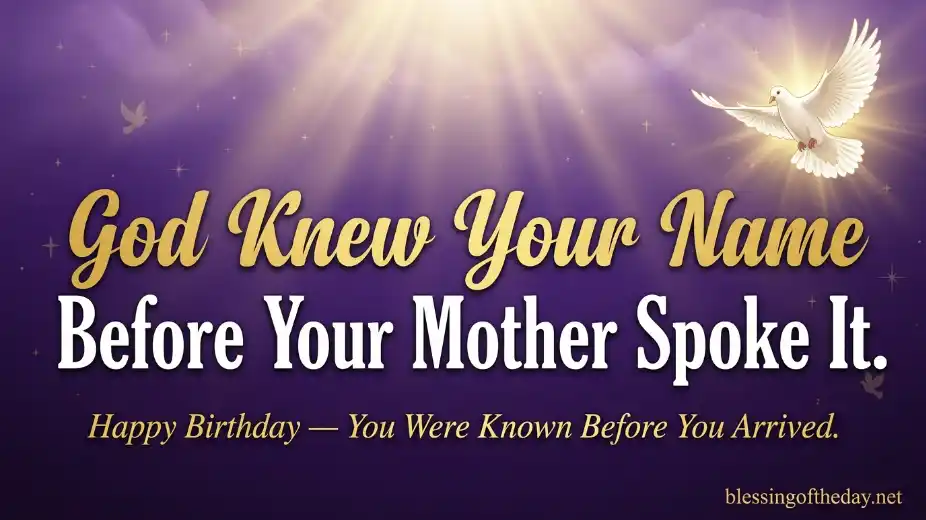 spiritual happy birthday blessings image