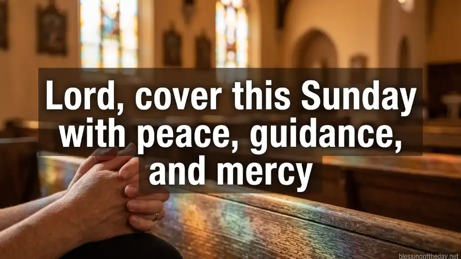 sunday blessings and prayers image