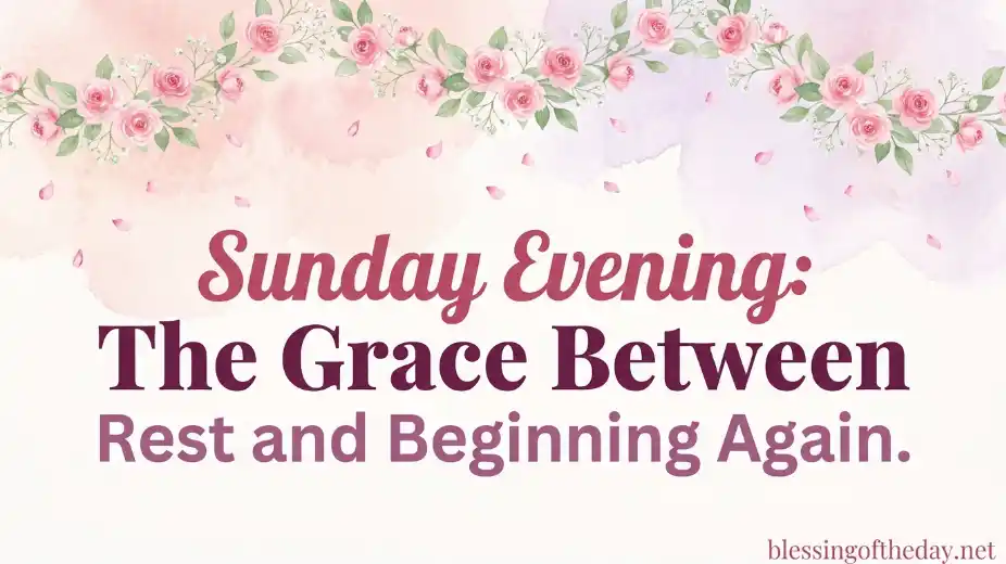 sunday evening blessings images