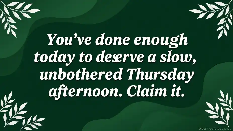 thursday afternoon blessings images
