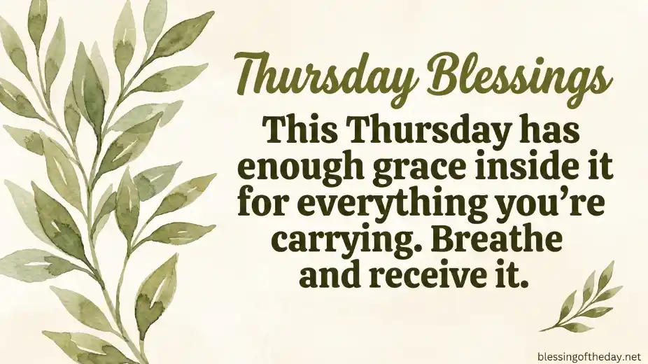 thursday blessings images